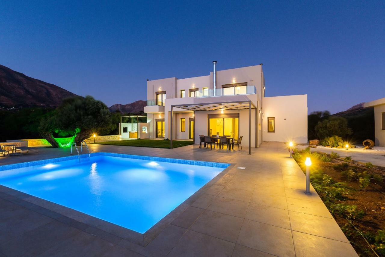 Villa Anemolia Lefkogeia Exteriör bild